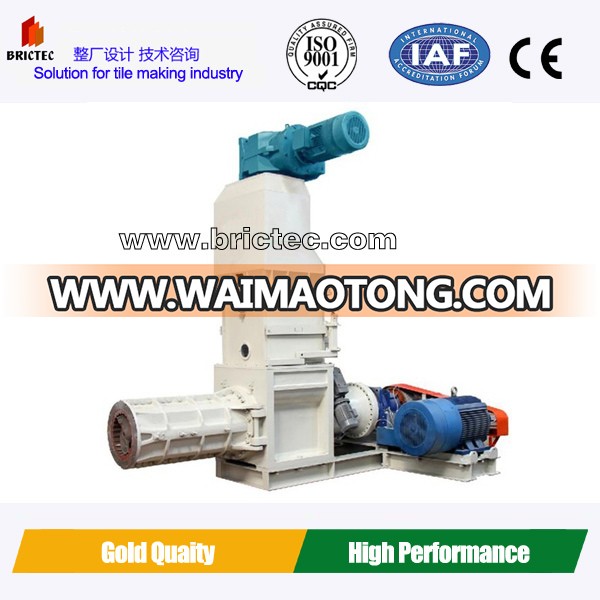 Double- Stage Vacuum Extruder, Interlocking Tiles Making Machine