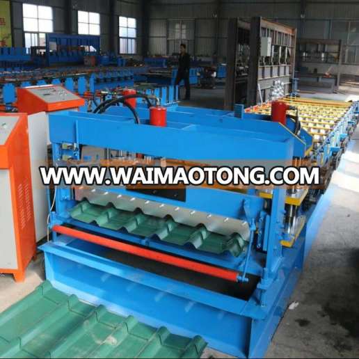 Customized Glazed Steel Manual Roof Tile Making Machine