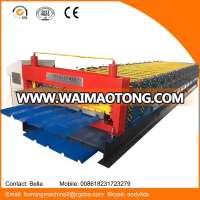 Best quality 2014 new design for color steel/PPGI/galvanized/zinc/aluminium sheet wall roof glazed tile forming making machine