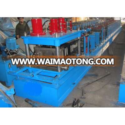 Steel Purlins Z Purlin Roll Forming Machine with Hydraulic Punching 1.2mm - 3.5mm