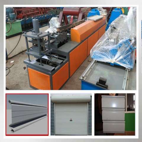 Steel Shutters Door Frame Tile Making Forming Machine