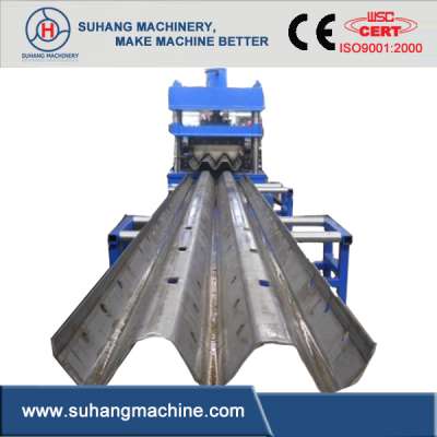 High Speed 15 Roll Stations Guard Railway Roll Forming Machine